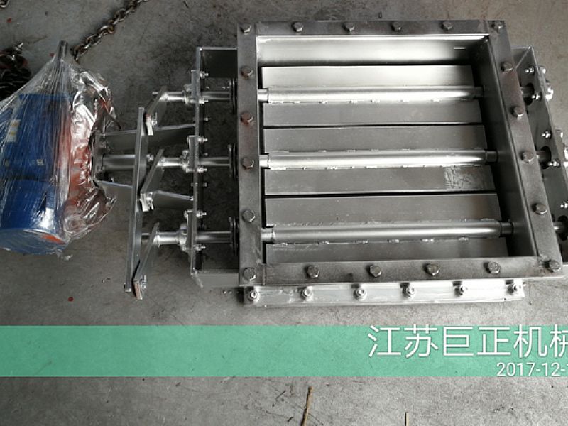 方形擋板門（寬5m）完美下線，入庫(kù)前一覽