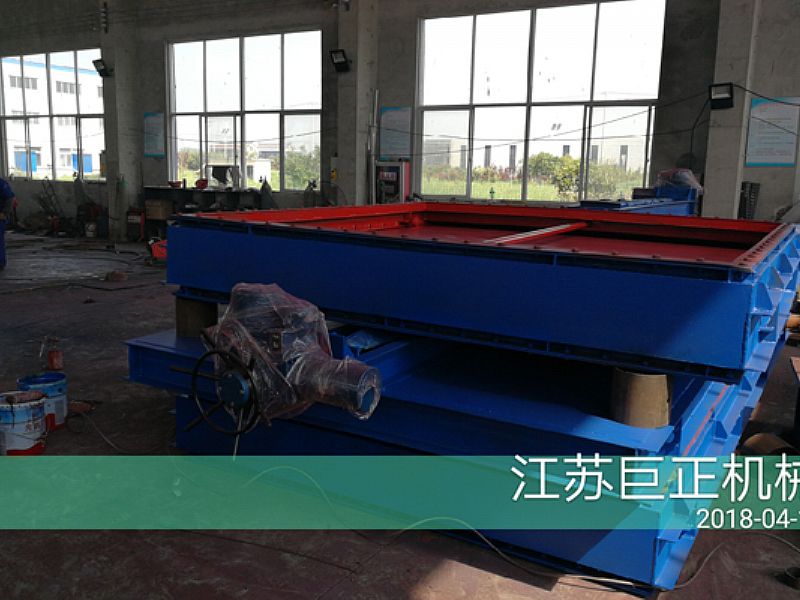 方形擋板門（寬12M）驗(yàn)收合格，發(fā)貨準(zhǔn)備中