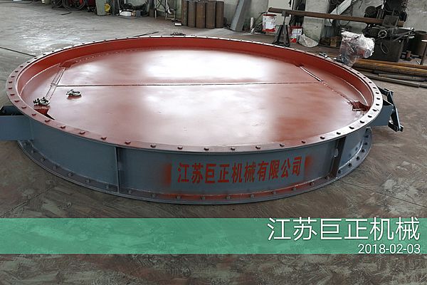 圓形擋板門（直徑270cm）完工了，準(zhǔn)備發(fā)往江西客戶